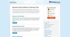 Desktop Screenshot of bizplans.com